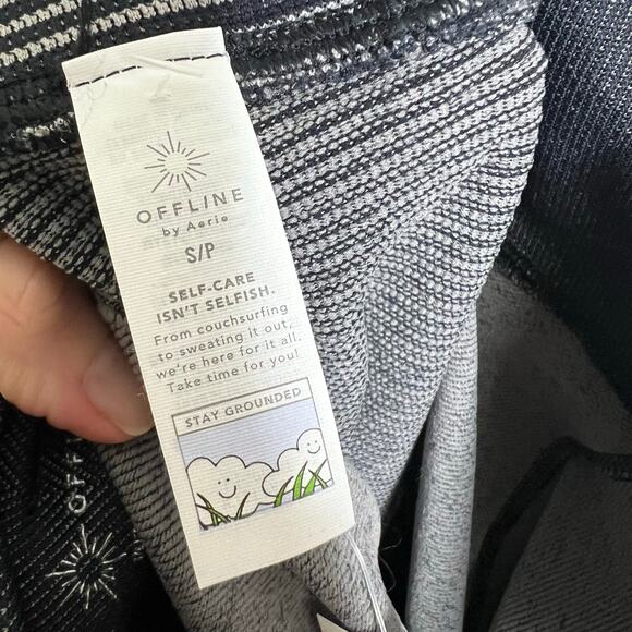 Offline by Aerie Seamless Two Tone Leggings Small High Rise Fitness Athletic New - Picture 12 of 12